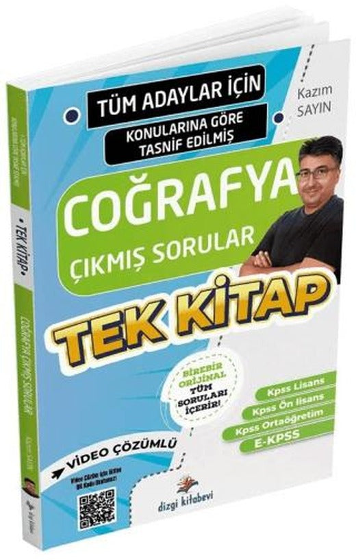 KPSS Coğrafya Çıkmış Sorular Konularına Göre Çözümlü | Dizgi Kitap (Ciltsiz)