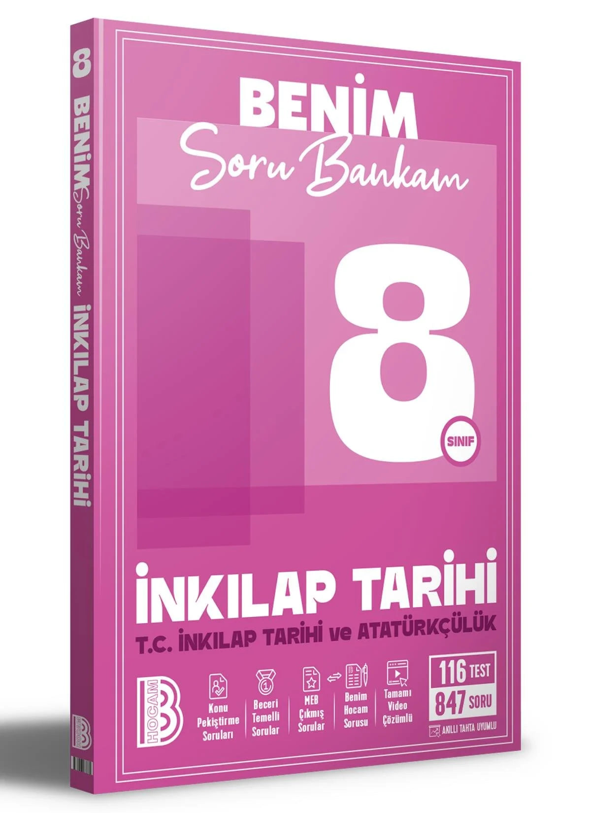 Benim Hocam 8. Sınıf İnkılap Tarihi Soru Bankam Benim Hocam Yayınları - Kolektif kitap kapağı