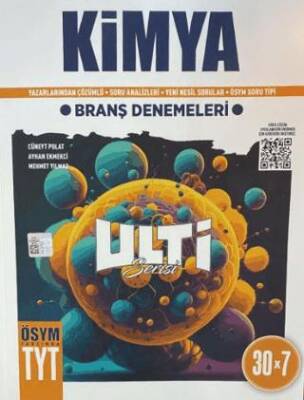 TYT Kimya Branş Denemeleri Ulti Yayınları - Cüneyt Polat kitap kapağı