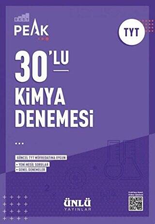 Tyt Kimya 30'Lu Deneme ( Best Peak ) - Ünlü Yayınları - Kolektif kitap kapağı