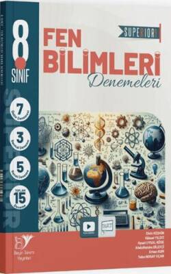 8. Sınıf LGS Fen Bilimleri Superıor 15 li Deneme - Yüksel Yıldız kitap kapağı