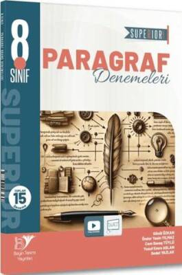 8. Sınıf LGS Paragraf Superıor 15 li Deneme - Erhan Yıldız kitap kapağı