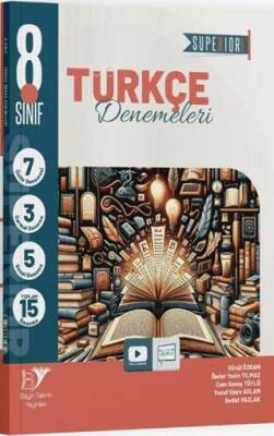 8. Sınıf LGS Türkçe Superıor 15 li Deneme - Gönül Özkan kitap kapağı