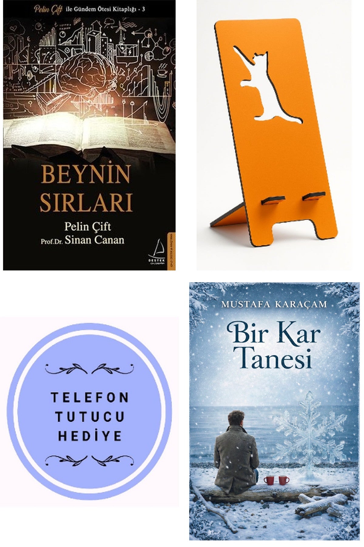 Beynin Sırları - Pelin Çift + Telefon Tutucu + Bir Kar Tanesi kitap kapağı