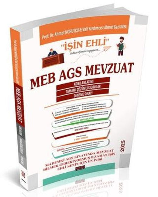 MEB AGS Mevzuat İşin Ehli Konu Anlatımı | Savaş Yayınevi (Ciltsiz)