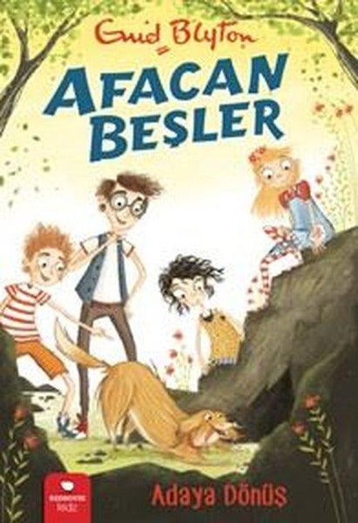 Afacan Beşler - Ada'ya Dönüş | Redhouse Kidz Yayınları (İnce Kapak)