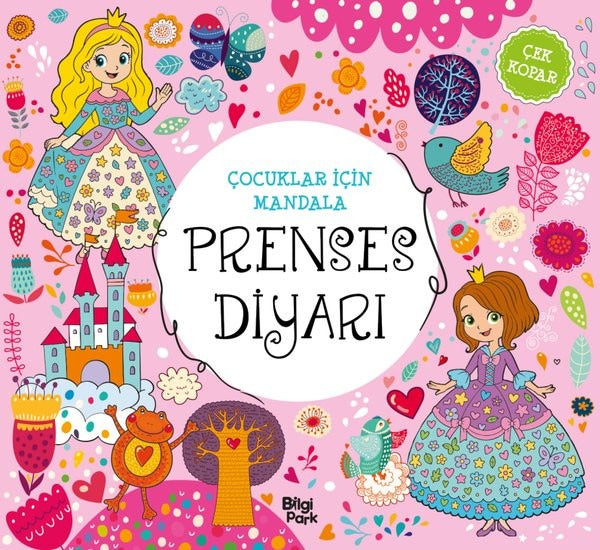 Çocuklar İçin Mandala - Prenses Diyarı | Bilgi Park (Ciltsiz)