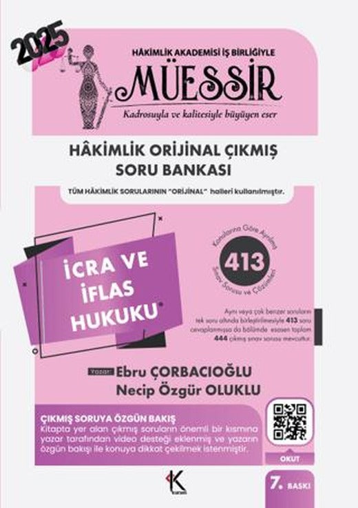 Müessir İcra ve İflas Hukuku Soru Bankası