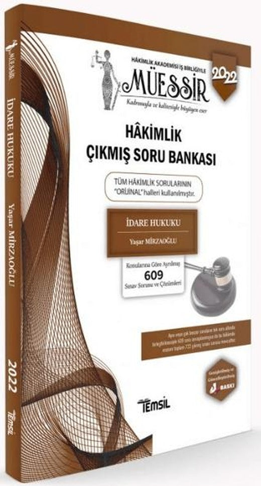 Müessir İdare Hukuku Hakimlik Çıkmış Soru Bankası | Temsil Kitap (Ciltsiz)