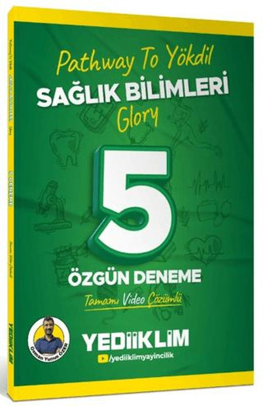 Pathway To YÖKDİL Sağlık Bilimleri Glory Tamamı Video Çözümlü 5 Özgün Deneme | Yediiklim Yayınları (Ciltsiz)
