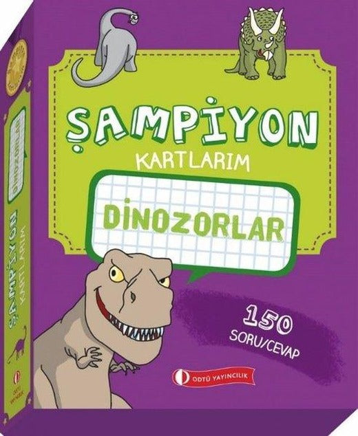 Şampiyon Kartlarım - Dinozorlar | ODTÜ Yayıncılık (İnce Kapak)