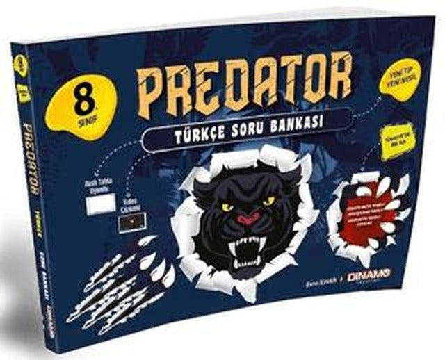 8. Sınıf Türkçe Predator Soru Bankası | Dinamo Yayınları (Ciltsiz)