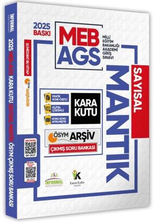 2025 MEB-AGS Sayısal Mantık Kara Kutu ÖSYM Çıkmış Soru Bankası Konu Özetli Video/PDF Çözümlü