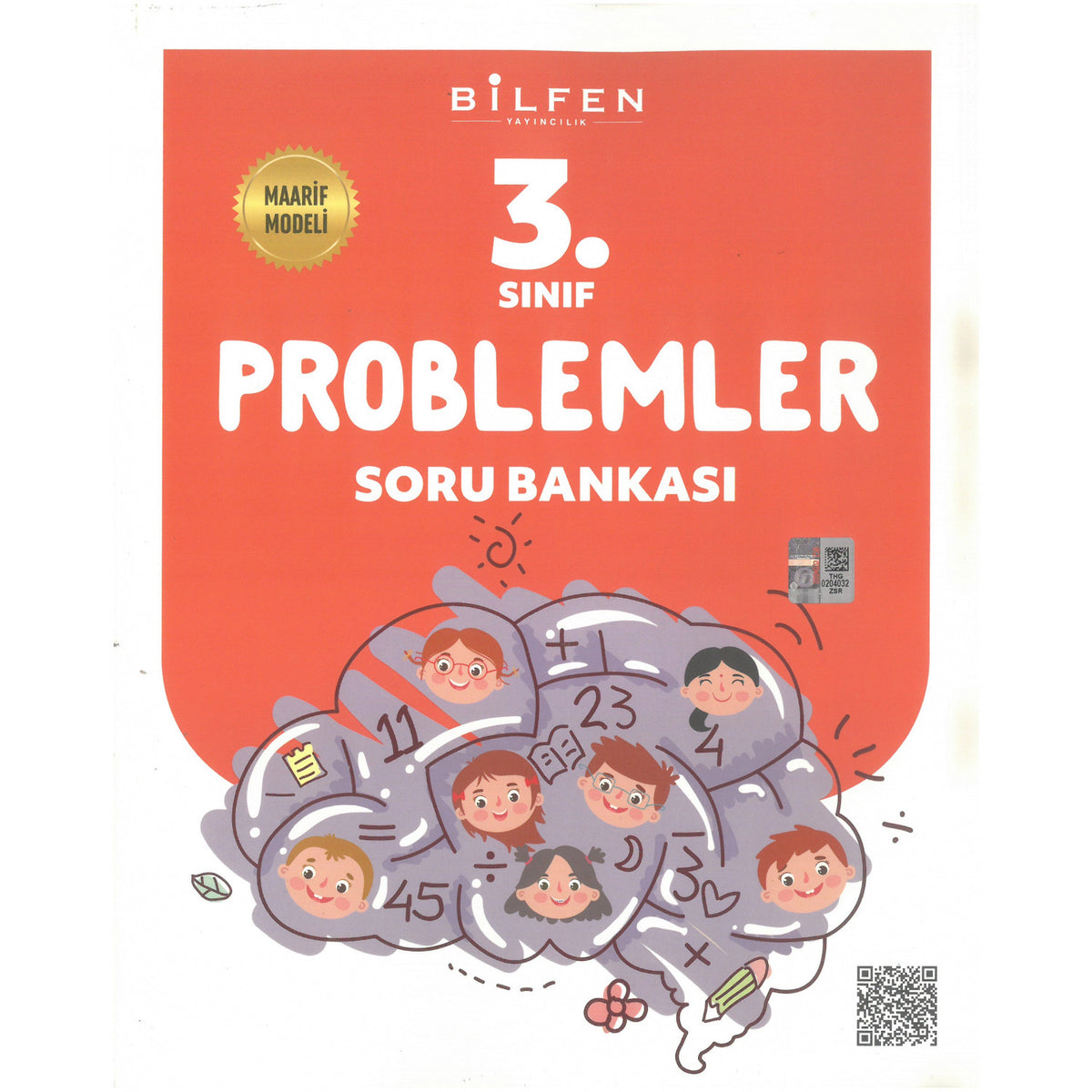 Bilfen Yayıncılık 3.Sınıf Problemler Soru Bankası Maarif Model kitap kapağı