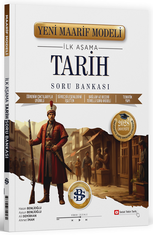 Bilgi Sarmal 2028 YKS TYT AYT Tarih İlk Aşama Soru Bankası Bilgi Sarmal Yayınları kitap kapağı