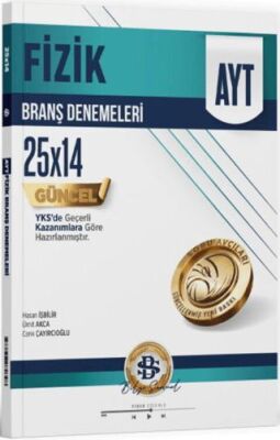 AYT Fizik 25 x 14 Branş Denemeleri - Hasan İşbilir kitap kapağı