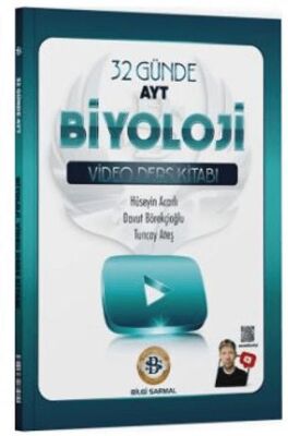 AYT Biyoloji 32 Günde Video Ders Kitabı Bilgi Sarmal - Hüseyin Acarlı kitap kapağı