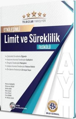 AYT Limit ve Süreklilik Yıldızlar Yarışıyor Etkileşimli Fasikülü - Kolektif kitap kapağı