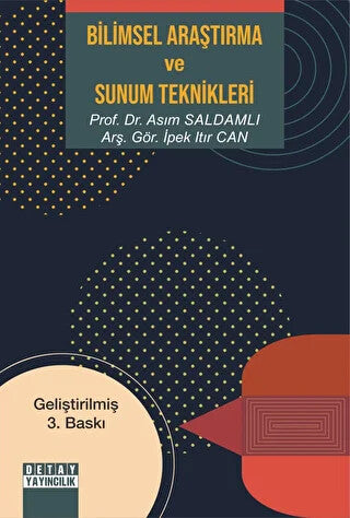 Bilimsel Araştırma ve Sunum Teknikleri - Asım Saldamlı kitap kapağı
