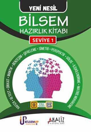 Bilsem Hazırlık Kitabı Yeni Nesil Seviye 1 - Analiz Yayınları kitap kapağı