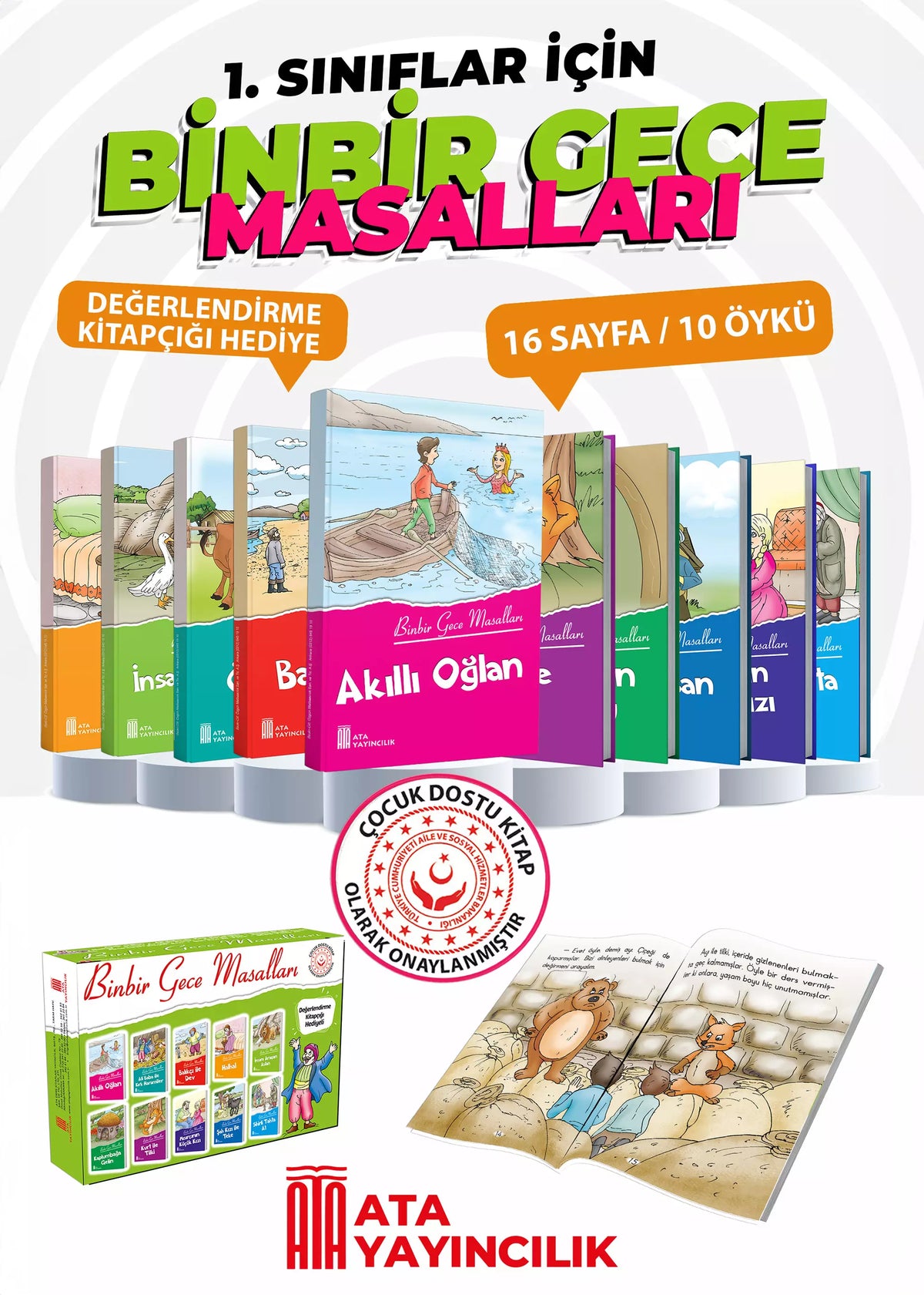 Binbir Gece Masalları (1 ve 2. Sınıflar) kitap kapağı