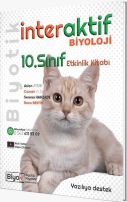 10. Sınıf Biyoloji İnteraktif Etkinlik Kitabı Biyotik Yayınları - Aslan Aydın kitap kapağı