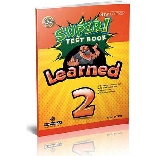 Borealis Yayınları 2. Sınıf Learned Super Test Book - Erkan Baytar kitap kapağı