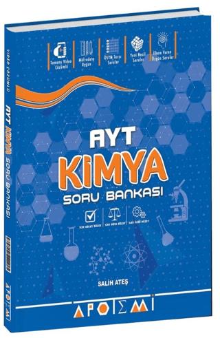 AYT Kimya Soru Bankası | Apotemi Yayınları (Ciltsiz)  - Resim 1