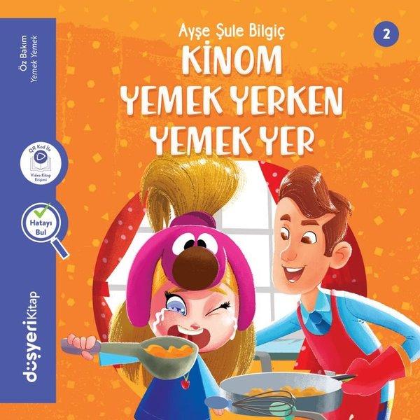 Kinom Yemek Yerken Yemek Yer - Öz Bakım Serisi | Düşyeri Yayınları (İnce Kapak)  - Resim 1