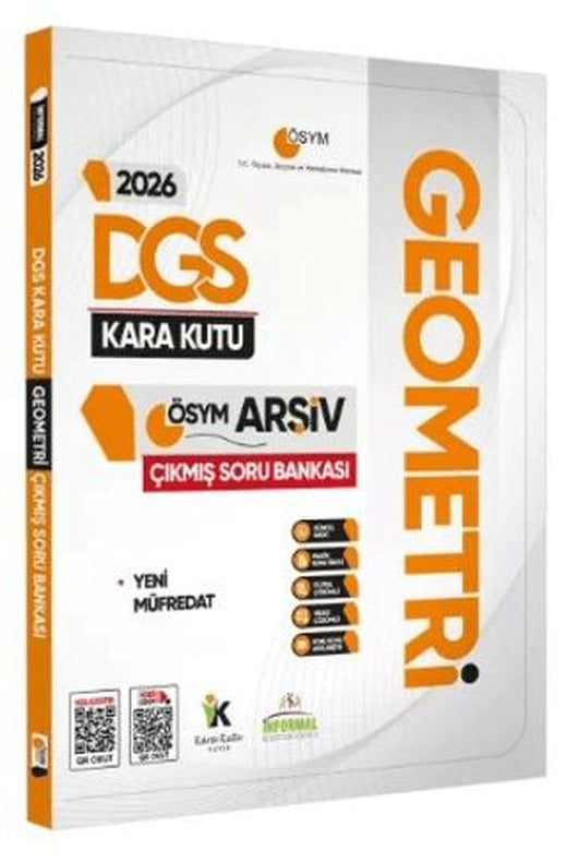 2026 DGS GEOMETRİNİN Kara Kutusu ÖSYM Çıkmış Soru Havuzu Bankası Konu Özetli Video/PDF Çözümlü | Karakutu Yayın (Ciltsiz)