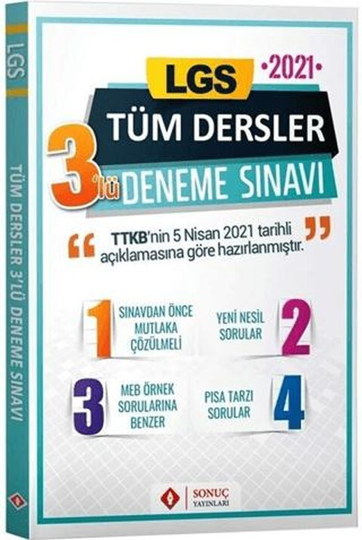 LGS Tüm Dersler 3'lü Deneme