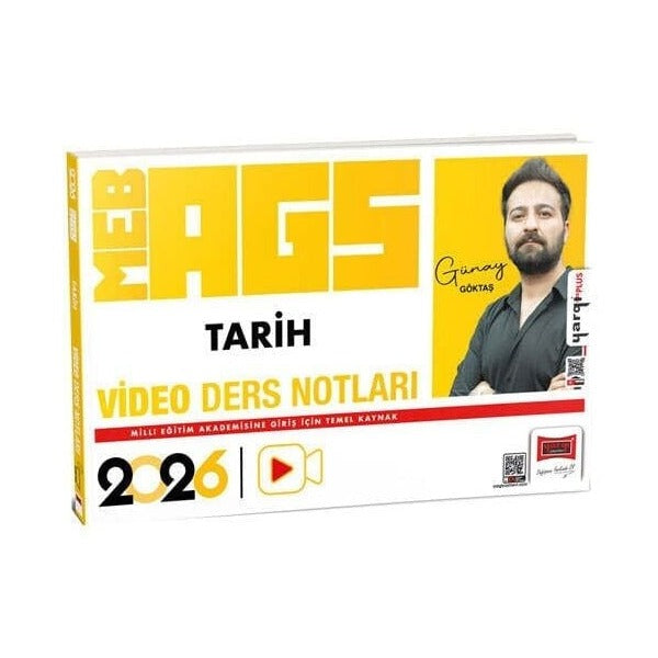 2026 MEB - AGS Öğretmen Adayları İçin Tarih Video Ders Notları | Yargı Yayınları (İnce Kapak)