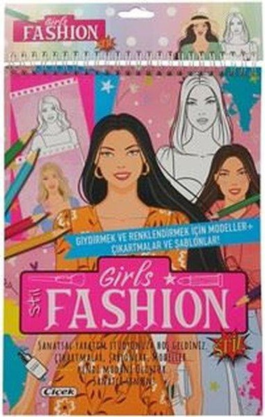 Girls Fashion (Stil) | Çiçek Yayıncılık (İnce Kapak)