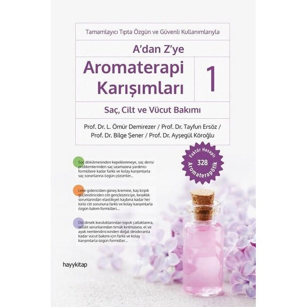 A'dan Z'ye Aromaterapi Karışımları 1 - SaçCilt ve Vücut Bakımı | Hayy Kitap