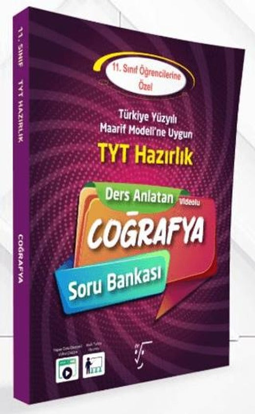 11. Sınıf TYT Hazırlık Ders Anlatan Coğrafya Soru Bankası | Karekök Yayıncılık (Ciltsiz)