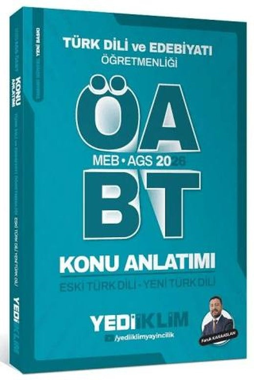 2026 ÖABT MEB-AGS Türk Dili ve Edebiyatı Eski Türk Dili, Yeni Türk Dili Konu Anlatımı | Yediiklim Yayınları (Ciltsiz)