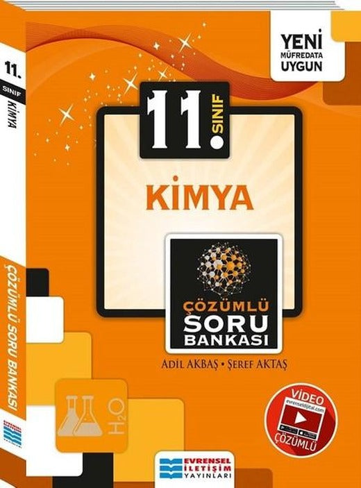 11.Sınıf Kimya Video Çözümlü Soru Bankası | Evrensel İletişim Yayınları (İnce Kapak)
