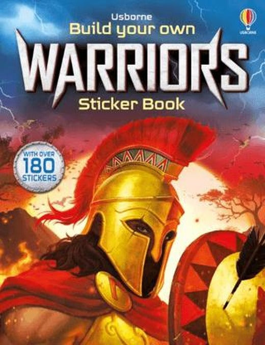 Build Your Own Warriors Sticker Book | Usborne (Ciltsiz)