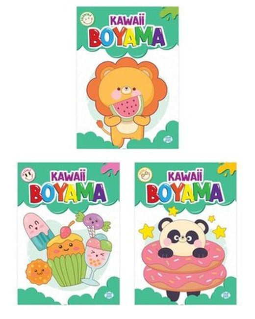 Kawaii Boyama Seti - 3 Kitap Takım | Dokuz Yayınları