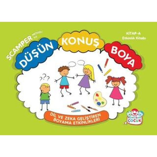 Scamper Metodu ile Düşün Konuş Boya 3'lü Set