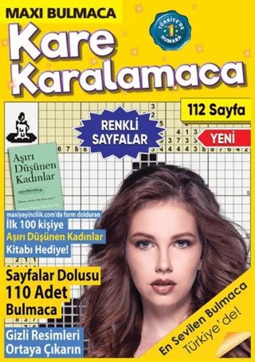 Maxi Kare Karalamaca 20 | Maxi Yayıncılık (Ciltsiz)