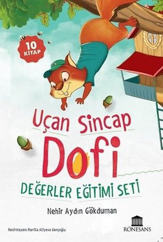 Uçan Sincap Dofi Değerler Eğitimi Seti - 10 Kitap Takım | Rönesans Yayınları