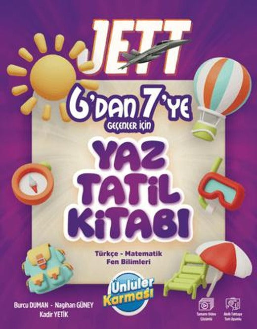 Jett 6'dan 7'ye Geçenler için Yaz Tatil Kitabı | Ünlüler Karması (Ciltsiz)