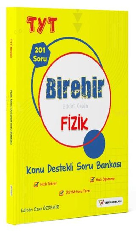 YKS TYT Birebir Etkisi Kesin Fizik Konu Destekli Soru Bankası
