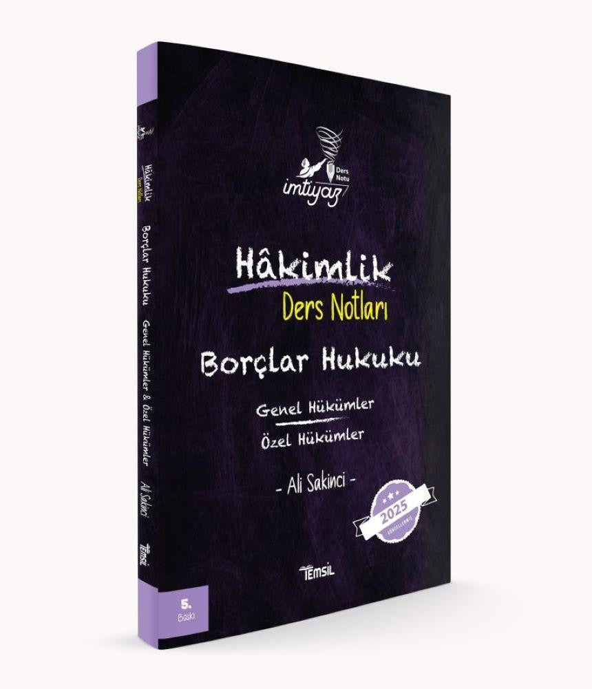İmtiyaz Borçlar Hukuku Genel Hükümler - Özel Hükümler Hakimlik Ders Notları | Temsil Kitap (Ciltsiz)