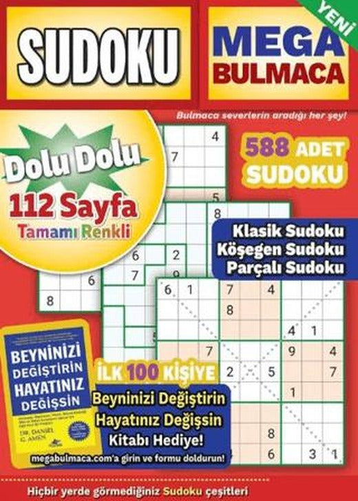 Mega Sudoku Bulmaca 15 | Maxi Yayıncılık (Ciltsiz)