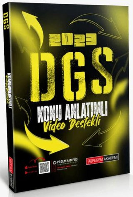 2023 DGS Video Destekli Konu Anlatımlı | Pegem Akademi Yayıncılık (Ciltsiz)