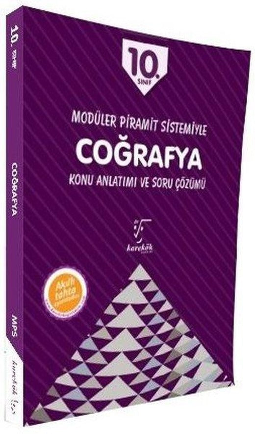 10.Sınıf Modüler Piramit Sistemiyle Coğrafya Konu Anlatımı ve Soru Çözümü | Karekök Eğitim Yayın (İnce Kapak)