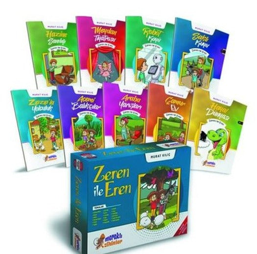 Zeren İle Eren Seti - 10 Kitap Takım | Kolektif (İnce Kapak)
