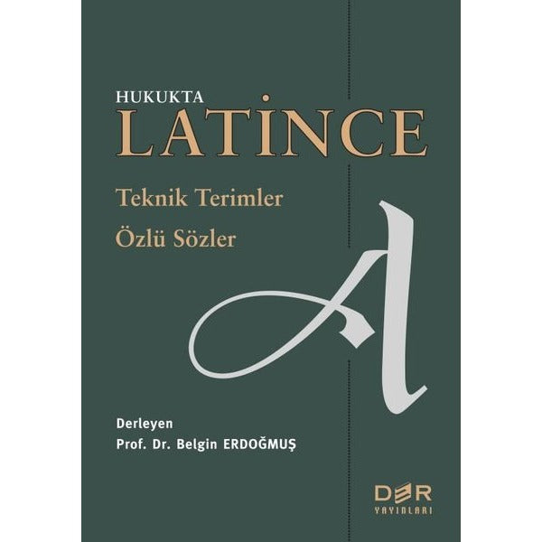 Hukukta Latince - Teknik Terimler - Özlü Sözler | Der Yayınları (İnce Kapak)